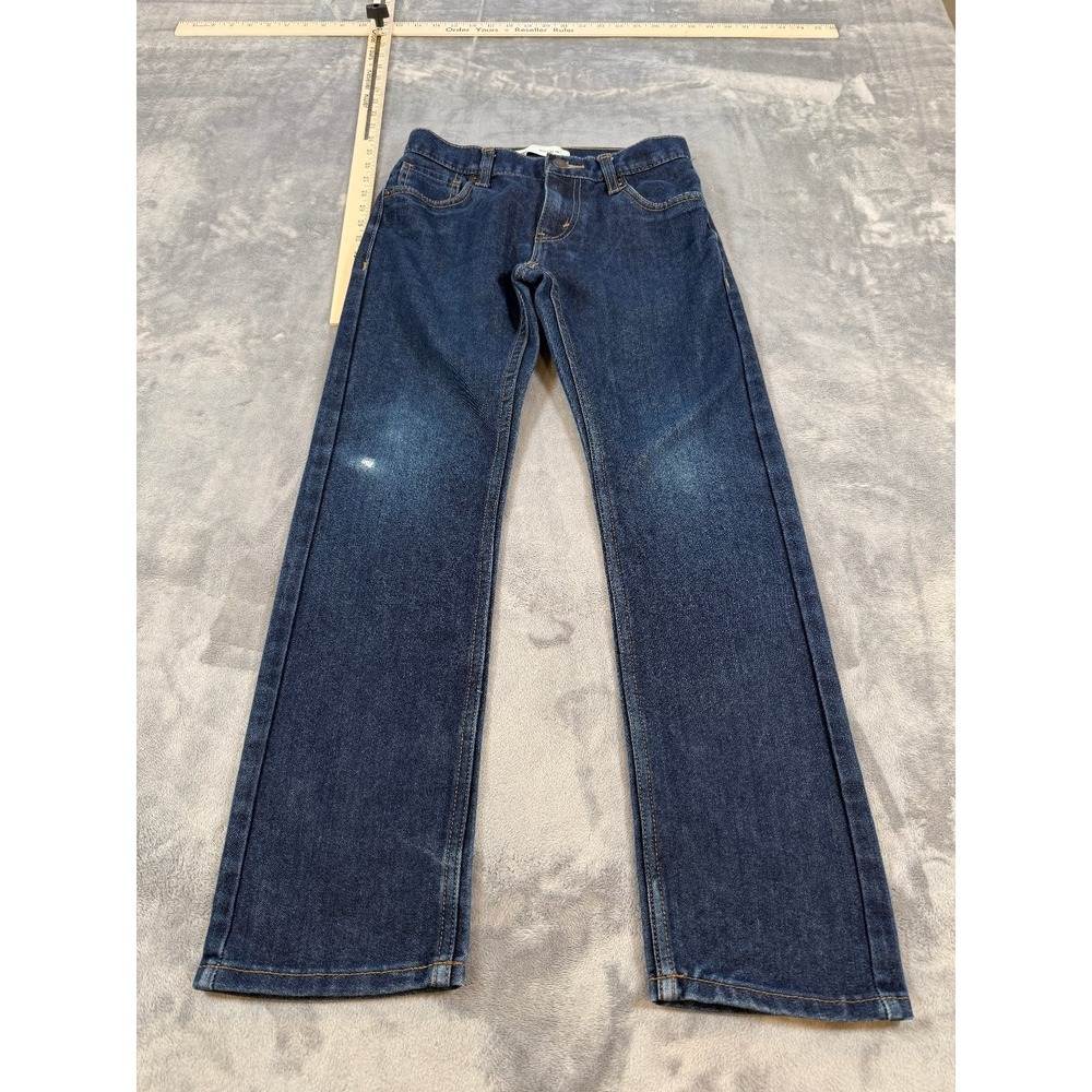 Levi's Boys 511 Slim Jeans Size 14 Regular Dark Wash W27 L27 Denim Pants